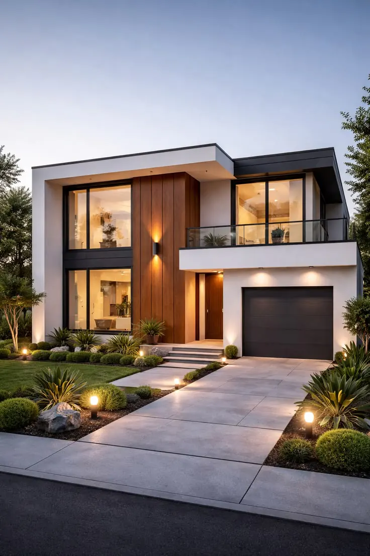 Simple modern unique home design